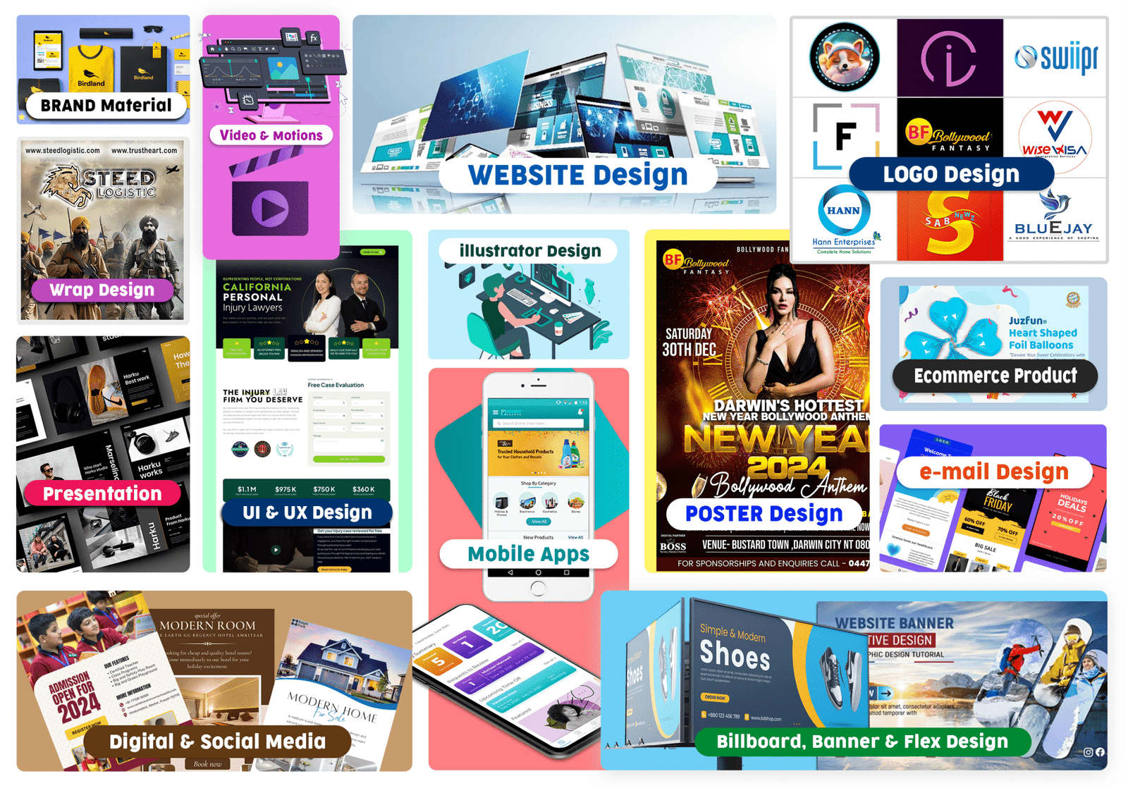 Best Top Rated Graphic Design agency in india
